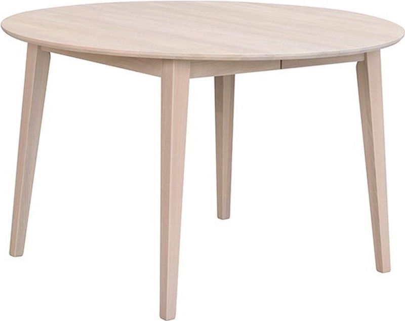 Rowico Home - Filippa - Eettafel - Ronde - Massief Eikenhout - Whitewash - Ø120 cm