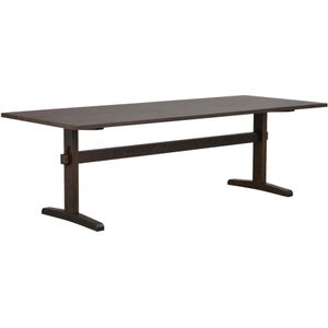 Rowico Home Westville Eettafel - Donkerbruin - Hout - Verlengbaar - 240 x 95 cm