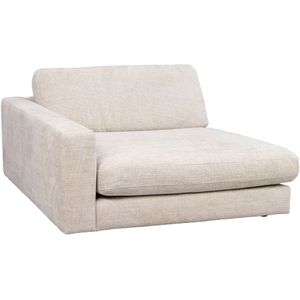 Rowico Home Duncan modulaire chaise longue lichtgrijs/beige - links - 129 cm
