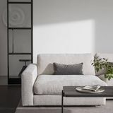 Rowico Home Duncan modulaire gestoffeerde hoekbank lichtgrijs/beige - links - 258 cm