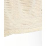 OAS - Ecru - Vest - 100% Katoen - V-hals met Knoopsluiting