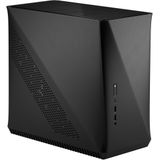 Fractal Design Era ITX - Minitower Mini-ITX - geen voeding (SFX/ATX) - gehard glas - USB-C - HD Audio - carbon zwart