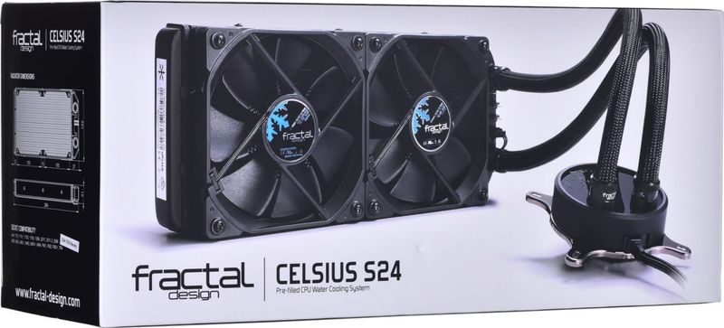 Fractal - Celsius S24 - CPU Waterkoeler - Zwart - Hoogwaardige Componenten