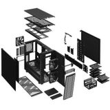 ATX Semi-tower Box Fractal FD-C-DEF7A-01 Black