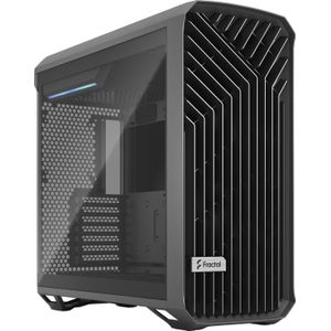 PC-behuizing - FRACTAL DESIGN - Torrent Grey TG Light Tint - SSI-CEB - Geoptimaliseerde luchtstroom met 5 ventilatoren inbegrepen - (FD-C-TOR1A-02)