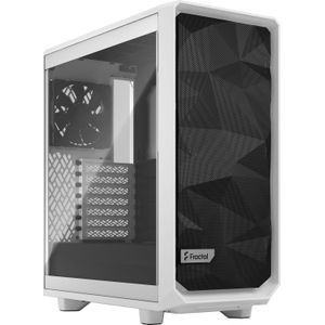 Fractal Design - Meshify 2 Compact - PC Behuizing - Wit - Tempered Glass