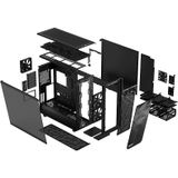 Fractal - Meshify 2 XL - PC-behuizing - Zwart - ATX - mATX - Mini-ITX - E-ATX