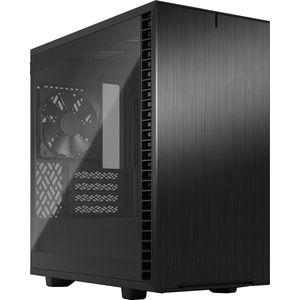 Fractal Design Define 7 Mini, PC, Zwart, micro ATX, Mini-DTX, Mini-ITX, Staal, Gehard glas, 16,7 cm, 33,1 cm