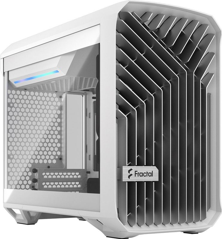 Fractal - Torrent Nano - PC-behuizing - Wit - Mini-ITX, Mini-DTX
