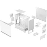 ATX Semi-tower Box Fractal Pop Air White