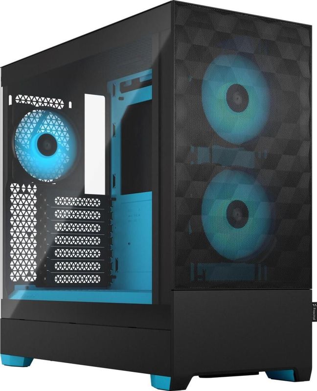 Fractal Design - Pop Air - Midtower - RGB - Cyan Core