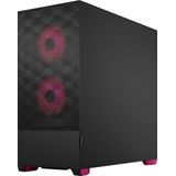 Fractal Design Pop Air RGB Magenta Core - Midtowermodel - ATX - Micro-ATX - Mini-ITX - Zwart, Magenta