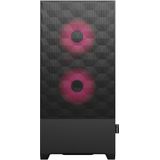 Fractal Design Pop Air RGB Magenta Core - Gehard Glas Clear Tint - Honingraat Mesh Front - TG zijpaneel - Drie 120 mm Aspect 12 RGB-ventilatoren inbegrepen - ATX High Airflow Mid Tower PC Gaming Case