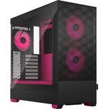 Fractal Design Pop Air RGB Magenta Core - Midtowermodel - ATX - Micro-ATX - Mini-ITX - Zwart, Magenta
