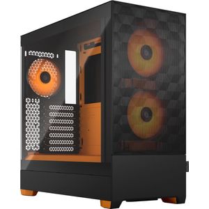 Fractal Design - CAS Pop Air RGB - Kleur Oranje - Materiaal TG Clear