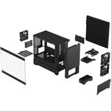 ATX Semi-tower Box Fractal Pop Mini Silent Black