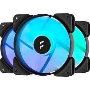Fractal Design - Aspect 12 Series - RGB PWM - 120 Mm - Zwart - 3 Eenheden