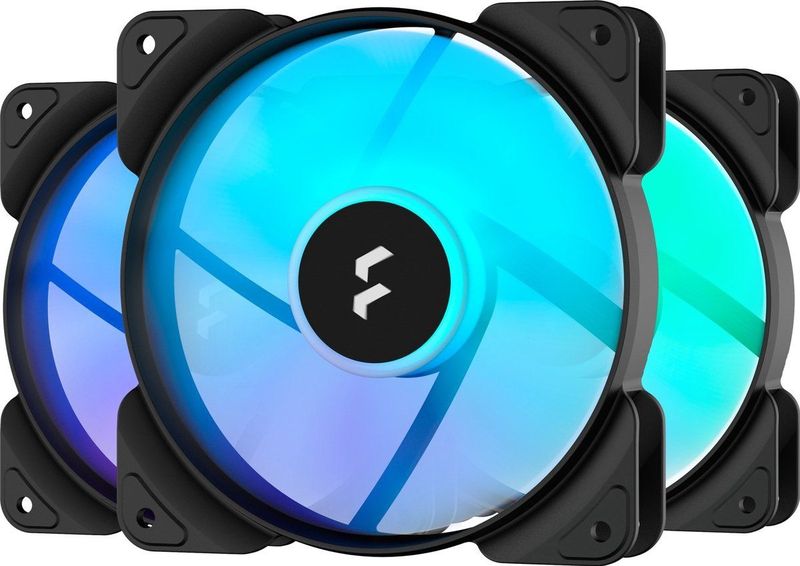 Fractal Design - Aspect 12 Series - RGB PWM - 120 Mm - Zwart - 3 Eenheden