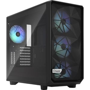 Fractal - Meshify 2 RGB - PC Behuizing - Zwart - ATX, EATX, micro ATX, Mini-ITX