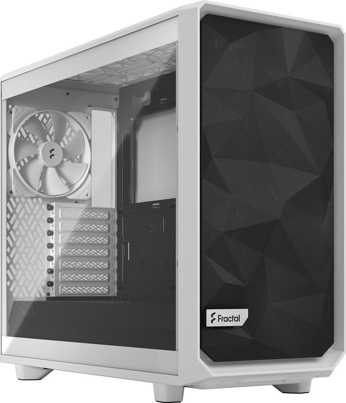 Fractal Design - Meshify 2 Lite - PC Behuizing - Wit - Staal