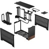 Fractal Design Terra Small Form Factor (SFF) Grafiet Mini ITX Aluminium Hout