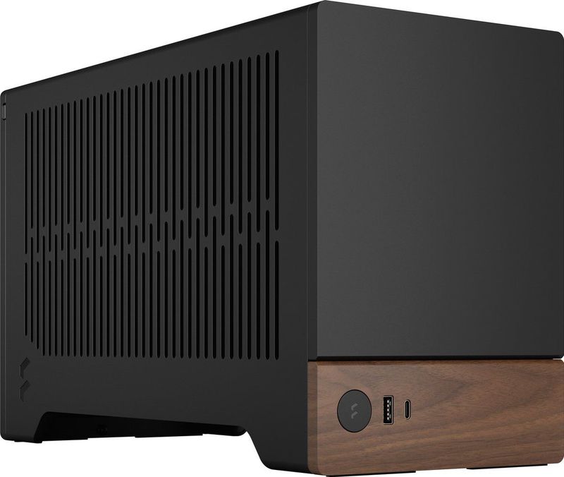 Fractal Design Terra Small Form Factor (SFF) Grafiet Mini ITX Aluminium Hout