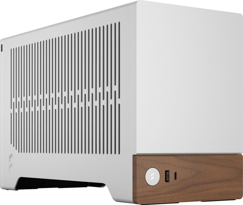 Fractal Design Terra Small Form Factor (SFF) Zilver Mini ITX Aluminium Hout