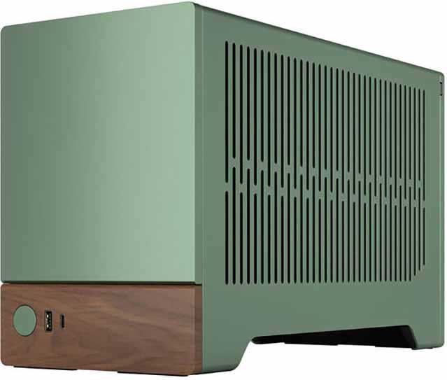 Fractal Design - Terra - PC Behuizing - Groen - Aluminium, Walnut