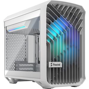 Fractal Design Torrent Nano RGB White TG transparante tint