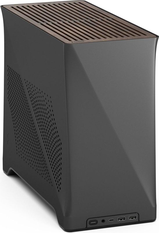 Fractal Design - Era 2 - PC Behuizing - Grijs - Aluminium, Hout
