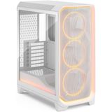 Fractal Design - Meshify 3 Ambience Pro RGB - PC Behuizing - Wit - Tempered Glass