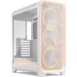 Fractal Design - Meshify 3 Ambience Pro RGB - PC Behuizing - Wit - Tempered Glass