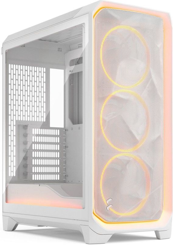 Fractal Design - Meshify 3 Ambience Pro RGB - PC Behuizing - Wit - Tempered Glass