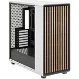 PC Behuizing - Wit - Desktop - Ondersteunt ATX en Micro ATX