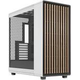 PC Behuizing - Wit - Desktop - Ondersteunt ATX en Micro ATX