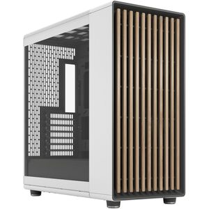 PC Behuizing - Wit - Desktop - Ondersteunt ATX en Micro ATX