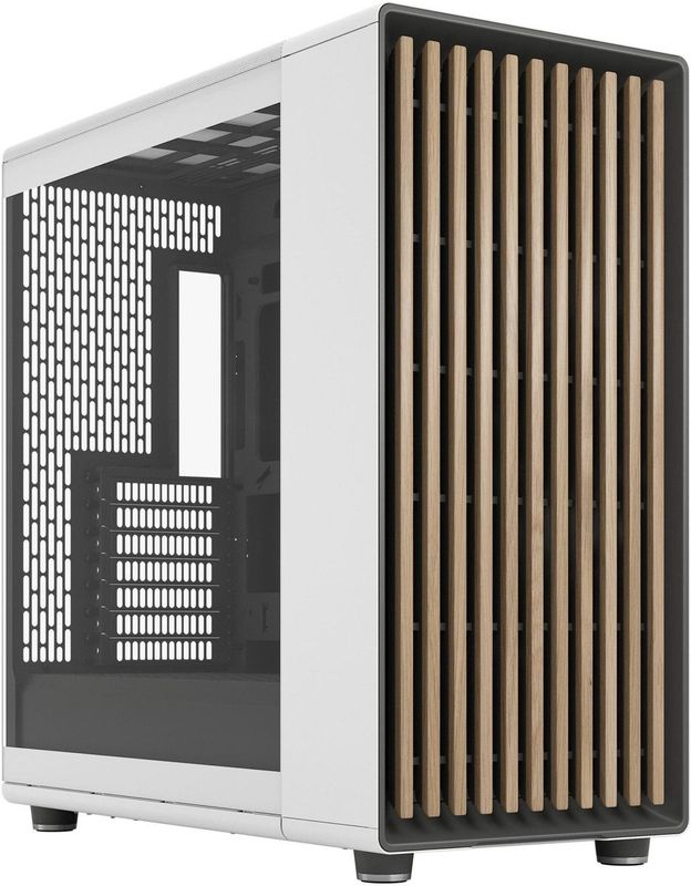 PC Behuizing - Wit - Desktop - Ondersteunt ATX en Micro ATX