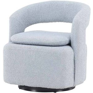 Laurel fauteuil draaifunctie blauw.