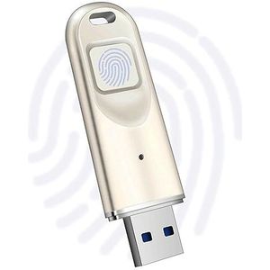 Gecodeerde USB-drive, Secure Key USB3.0-flashdrive, met Vingerafdruk Gecodeerde Memory Stick U-schijfversleuteling Opslag voor Windows XP voor SP3Vista, voor Windows 7 8 8.1 10