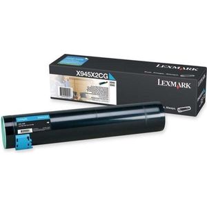 Lexmark - X945X2CG - Toner - Cyaan - Geschikt voor X940e MFP en X945e MFP