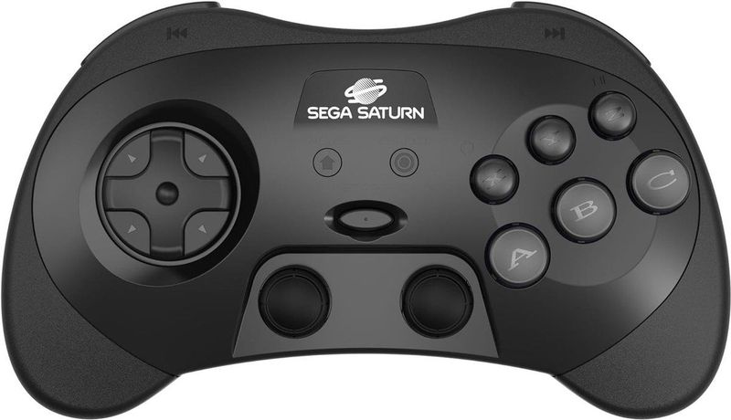 Retro-Bit - Saturn PRO - Gamepad - Zwart - Compatibel met Retroconsoles
