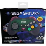Sega - Draadloze Controller - Zwart - Compatibel met SEGA Saturn, PS3, Switch