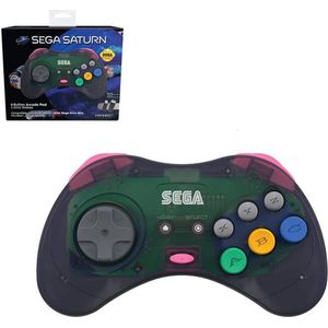 Sega - Draadloze Controller - Zwart - Compatibel met SEGA Saturn, PS3, Switch