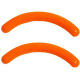 LH Cosmetics - Wimperkruller Rubberen Pads - Oranje - 2 Stuks