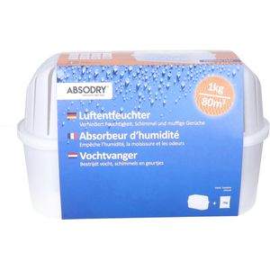Vochtopnemer - 1000 gram - Vochtvanger - Voorkomt geurtjes en schimmels