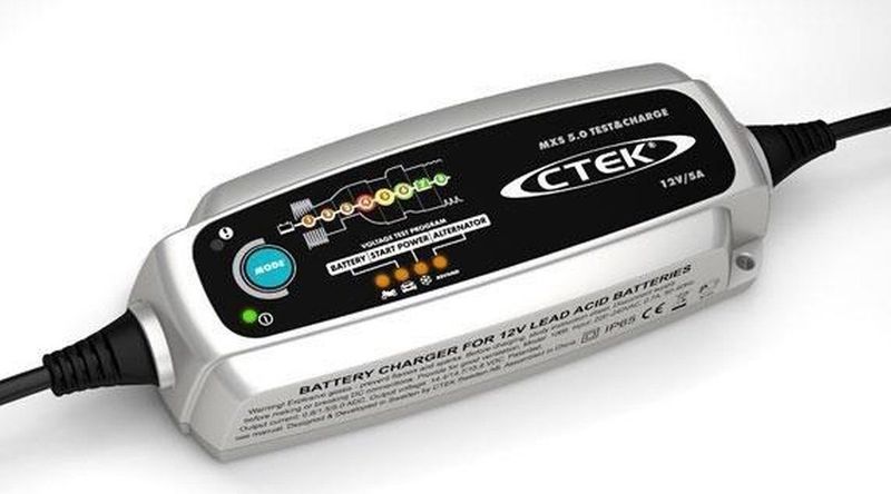 MXS 5.0 CHECK - Acculader - Voor Accu's 1,2 tot 110Ah - Waterbestendig