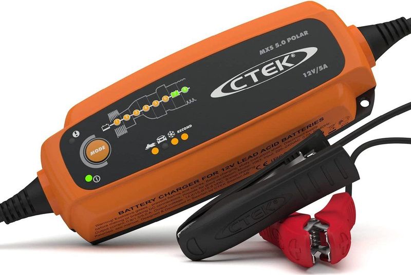 CTEK - MXS 5.0 POLAR - Acculader - Geschikt voor Accu's Tot 110 Ah - Spatwaterdicht