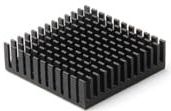 BondTech - Heatsink - Zwart - 1 stuk - Koellichaam voor Nema17 Stappenmotoren - 40 x 40 x 11 mm