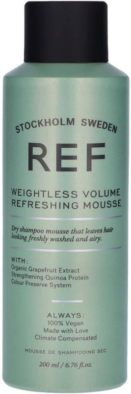 REF Stockholm - Weightless Volume Mousse - 200 ml (2-in-1 Innovatie Droogshampoo & Volume Mousse)