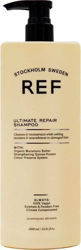 REF Stockholm - Ultimate Repair Shampoo - 1000 ml - Voor beschadigd haar
